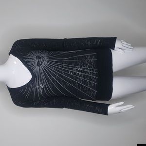 Roxy Vintage Early 2000s Y2K Twillight Core Longsleeve Shirt Size Medium